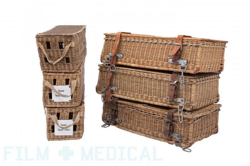 Period dressing cases wicker